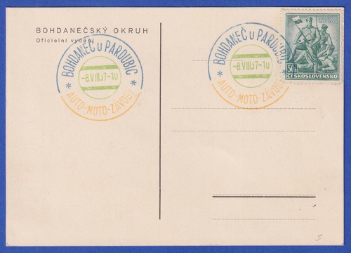 Cecoslovacchia 1937 cartolina