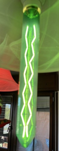 Rare green vintage lampada - green,