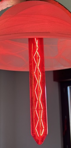 Rare red vintage lampada - rare,