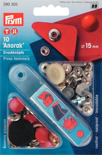 Bottoni pressione anorak - bottoni,